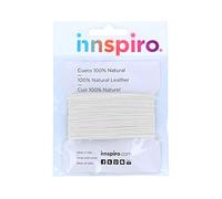 INNSPIRO Cordino in pelle naturale bianco 1,5 mm. 5
