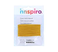 INNSPIRO Cordino in pelle naturale giallo 1,0 mm. 5