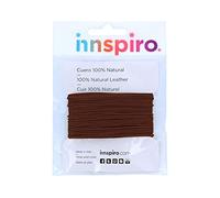 INNSPIRO Cordino in pelle naturale marrone 1,5 mm. 5 m.