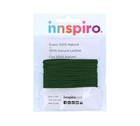 INNSPIRO Cordino in pelle naturale verde 1,5 mm. 5