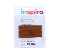 INNSPIRO Cordino pelle naturale arancione 1,0 mm. 5 m.