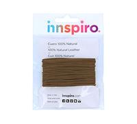 INNSPIRO Cordino pelle naturale marrone 1,5 mm. 5 m.