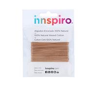 INNSPIRO Cordoncino cotone cerato fine avorio, 0,5 mm. 5 m.