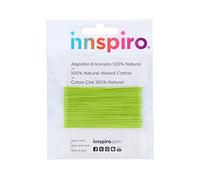 INNSPIRO Cordoncino cotone cerato fine verde chiaro 1,0 mm. 5 m.