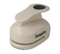 INNSPIRO Eva Foam Punch cerchio smerlato 50 mm punzonatrice per scrapbooking, fai da te, creazione di carte