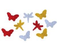 INNSPIRO Farfalle e libellule in EVA adesiva con glitter 42 mm e 40 mm. 30 u.