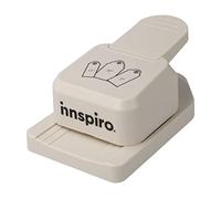 INNSPIRO Fustella per etichette 3 in 1 Classic Tag Punch, punzonatrice per scrapbooking, fai da te, creazione di carte