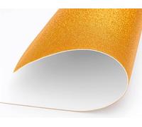 INNSPIRO Gomma EVA dorata pellicola glitter lamelle 20x30cm.x2mm. 5u.