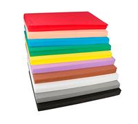 INNSPIRO Maxi Pack Scuola 100 Fogli Eva Assortiti 10 Colori 20x30cm.x2mm, 0