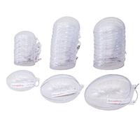 INNSPIRO Maxi Pack Uova plastica Trasparente da Appendere 2 Parti 3 Misure 72 u, 0