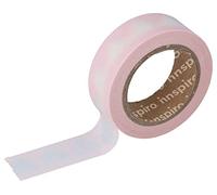 INNSPIRO Nastro masking tape Washi cuore rosa 15 mm x 10 m. Serie floreale
