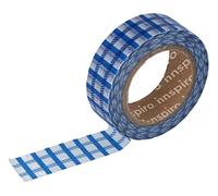 INNSPIRO Nastro masking tape Washi quadrati blu 15 mm.x10 m. Serie Ultramar