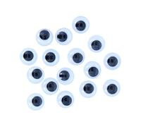 INNSPIRO Occhi mobili neri autoadesivi rotondi 10 mm. 72 u.