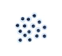 INNSPIRO Occhi mobili neri autoadesivi rotondi 8 mm. 80 u.