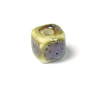INNSPIRO Perline in ceramica secchio piccolo viola 6x6 mm. 100u.