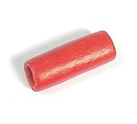 INNSPIRO Perline in legno cerato cilindro rosso diam. 5 x 15 mm. 200 u. ca.