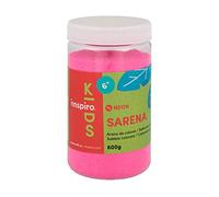 INNSPIRO Sabbia colorata NEON Rosa 600 Gr., per decorazione e artigianato