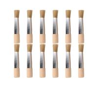 INNSPIRO Scatola di 12 pennelli pura setola per stencil rotondo n. 04