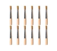 INNSPIRO Scatola di 12 pennelli pura setola per stencil rotondo nº0