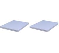 INNSPIRO Set di 4 spugne per levigare e lucidare in microfibra, super flessibili, grana fine-1000 e microfibra-280, 14 x 11 x 0,5 cm, per levigare e lucidare legno, vernice, acciaio, ruggine