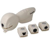 INNSPIRO Set fustellatrice per punzonatura con 4 cartucce natura 16 mm, punzonatrici per scrapbooking, fai da te, creazione di biglietti