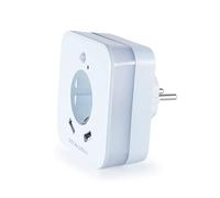 INNTEC SLED02 - Luce notturna a LED, con sensore di movimento e 2 caricatori USB