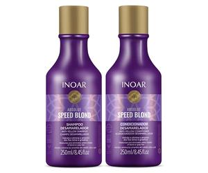 Inoar Duo Absolut Speed Blonde Hair Care System - 250ml x 2