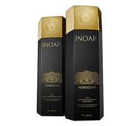 INOAR Sistema di raddrizzamento dei capelli brasiliano (2 x 1 litro di champagne e cheratina)