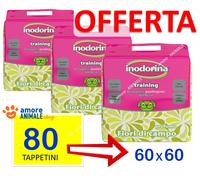 Inodorina 60x60 - FIORI di CAMPO Tappetini Assorbenti per cani da 40 fino 160 pz