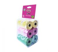 Inodorina City Bag - Ricarica Sacchetti Igienici Assortiti - Colori assortiti - 6 rotoli da 20 - 1° ORDINE? scegli lo sconto BZR5 / BZR20 + 200 punti fedeltà