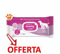 Inodorina Dog&Cat Salviette Funzionali Intime con Malva Bio e Calendula - Inodorina Dog&Cat Salviette Funzionali Intime con Malva Bio e Calendula - Confezione Da 40 Salviette - CONFEZIONE RISPARMIO