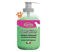 Inodorina Dog Sensation Shampoo Rinfrescante con Estratto di Cetriolo - Inodorina Dog Sensation Shampoo Rinfrescante con Estratto di Cetriolo - Confezione da 300 ml