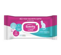 Inodorina Funzionale Salviette Detergenti Acqua Aromatica per gatti 40 salviette cqua aromatica - 1° ORDINE? scegli lo sconto BZR5 / BZR20 + 200 punti fedeltà