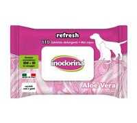 Inodorina Refresh Salviette Detergenti - aloe 110pz - 1° ORDINE? scegli lo sconto BZR5 / BZR20 + 200 punti fedeltà bianco