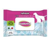 Inodorina Refresh Salviette Detergenti - talco 110pz - 1° ORDINE? scegli lo sconto BZR5 / BZR20 + 200 punti fedeltà bianco