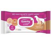 INODORINA SALVIETTE MANTO LUNGO ESTRATTO DI LINO & OLIO D'ARGAN 40 PZ.