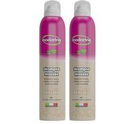 Inodorina Shampoo per cani a secco delicato 300 ml. Shampoo a secco per gatti e cuccioli frizzante senza solfati, siliconi, parabeni per pelle e pelliccia. (Confezione da 2)