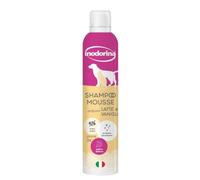 Inodorina Shampoo secco per cani, gatti e cuccioli (300 ml, Profumo di latte e vaniglia) - Mousse ad azione emolliente e detergente - Rispetta il pH naturale, ideale per lavaggi frequenti