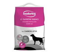 Inodorina Tappetini assorbenti igienici per cani al carbone attivo - 60x90 40pz - 1° ORDINE? scegli lo sconto BZR5 / BZR20 + 200 punti fedeltà