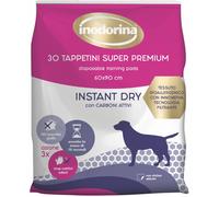 Inodorina Tappetini Igienici per Cani con Carboni Attivi Super Premium Instant Dry 60 x 90 cm 30 pz