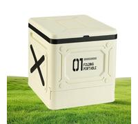 Inodoro Portátil para Acampar - Porta Potty Plegable con Tapa, Ligero y Compacto | Camping Senderismo Excursión Viaje Bote Playa Aire Libre Hogar Emergencia Viajes