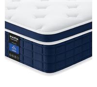 Inofia Ace Hybrid, 140x200 cm, altezza 26 cm, materasso semi-rigido H3, 7 zone, con 100 notti di prova, materasso ortopedico per un sonno ristoratore. (H3/26cm, 140X200cm)