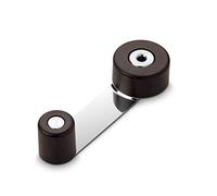 INOFIX 2058-4 2058 - 4 - Fermaporta retened. girat. Metalico Blister, Marrone Scuro