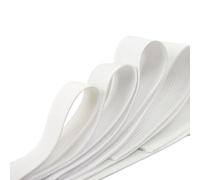 INOKAI Elastico per Cucito 10 Metri/Lotto 2-6 cm Elastico Piatto Accessori for Indumenti da Cucire Elastico in Nylon Pantaloni for Abbigliamento Fai da Te(White,50mm)