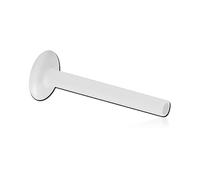 Inoki - Micro labret Bioflex da 1,2 mm per elementi a clip - Spessore 1.2 mm, Lung. int. 9 mm, Vassoio 4 mm