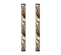 InOmak Cervo e giraffa ad acquerello, 2 pezzi Coperture per le maniglie delle porte del frigorifero per microonde lavastoviglie forno