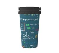 InOmak Formula matematica stampata,Tazza da caffè da 500 ml, bottiglia d'acqua in acciaio inossidabile isolata, tazza da caffè portatile