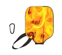 InOmak Fuoco e Fiamme, Custodia Sportiva per Racchetta da Pickleball; Compatibile con Tutte Le Forme e Dimensioni di Racchetta.