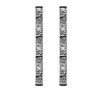 InOmak Leopardo delle nevi, 2 pezzi Coperture per le maniglie delle porte del frigorifero per microonde lavastoviglie forno
