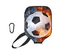 InOmak Pallone da Calcio sull'acqua infuocata, Custodia Sportiva per Racchetta da Pickleball; Compatibile con Tutte Le Forme e Dimensioni di Racchetta.